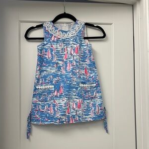 Lilly Pulitzer Vibrant Blue and Pink Dress